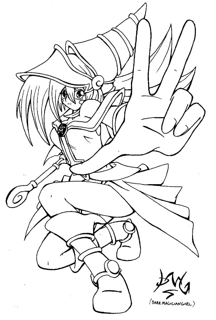 Kids Page: Dark Magician Girl - Yu Gi Oh By Trakker On DeviantART ...