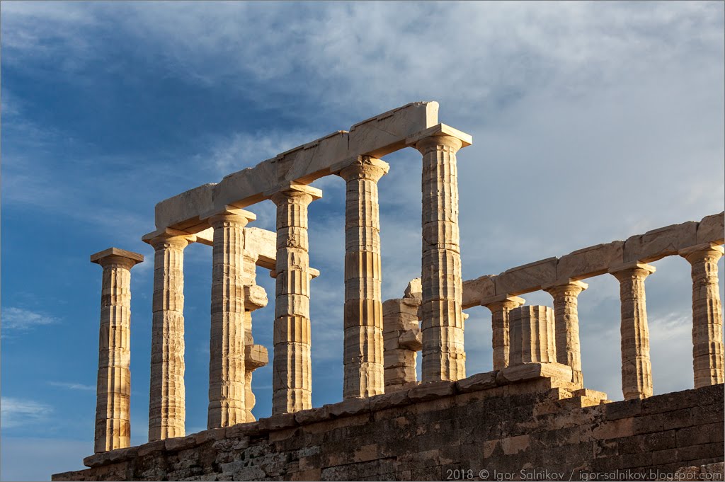 Храм Посейдона, Сунион, Греция, Σούνιον Храм Посейдона, Сунион, Греция, Σούνιον