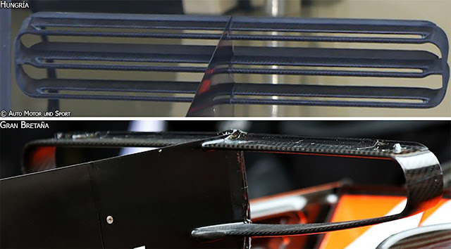 Mclaren MCL32 - GP di Ungheria | Foto confronto @Albrodpul