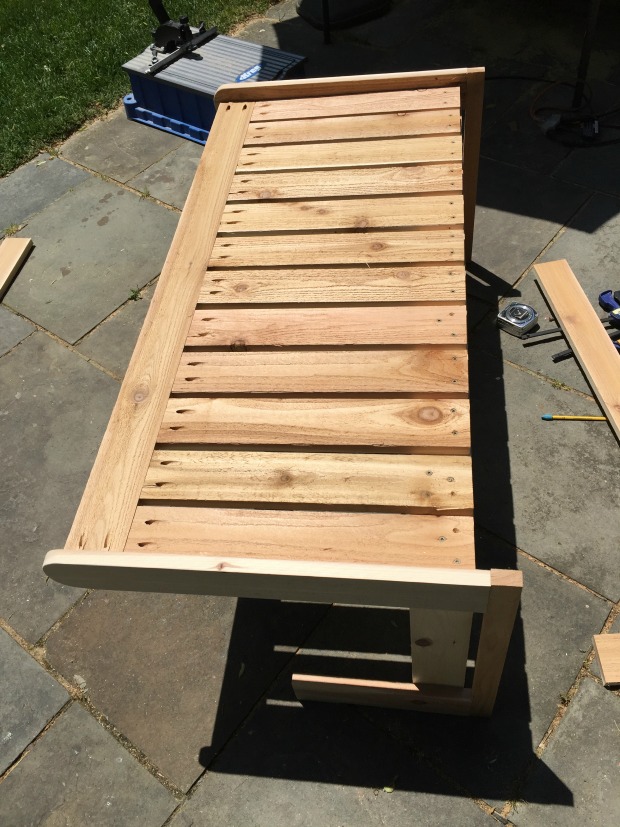 That's My Letter Cedar Swinging Bench Free Plans