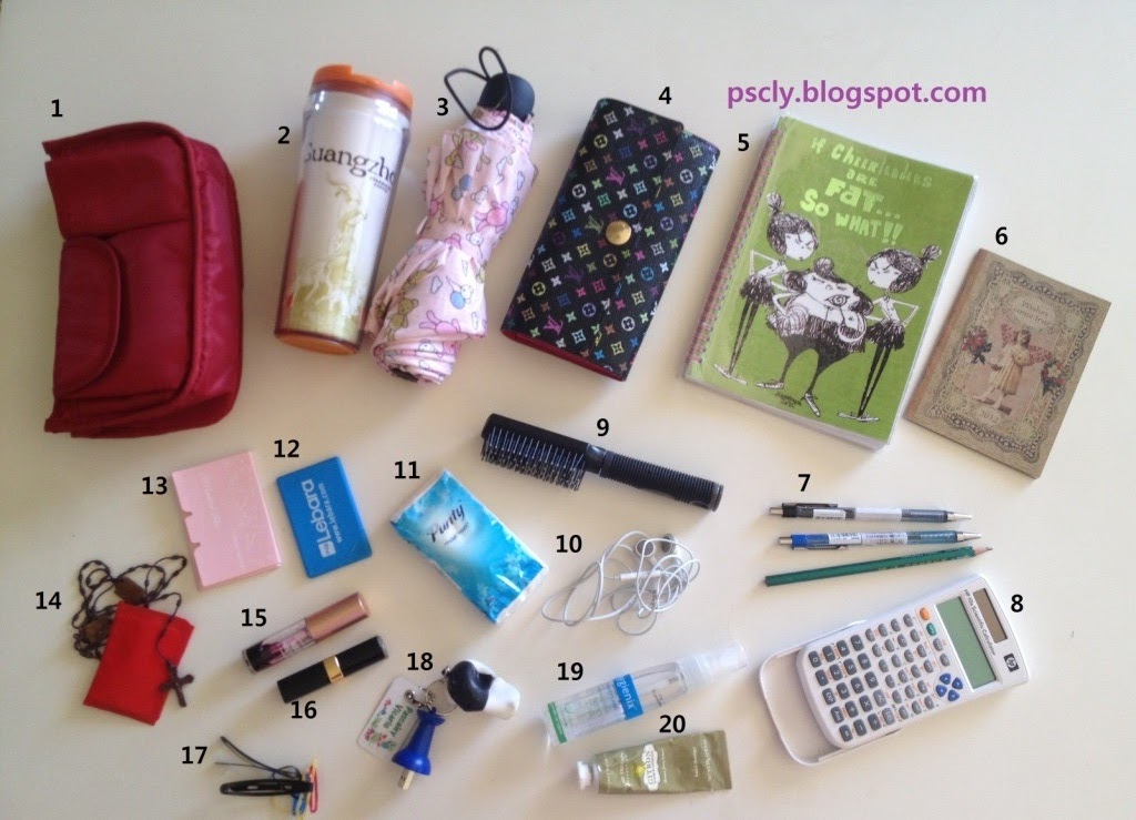PSCLY What's in my everyday bag? (for uni)