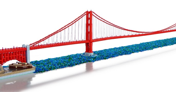 golden gate bridge lego set
