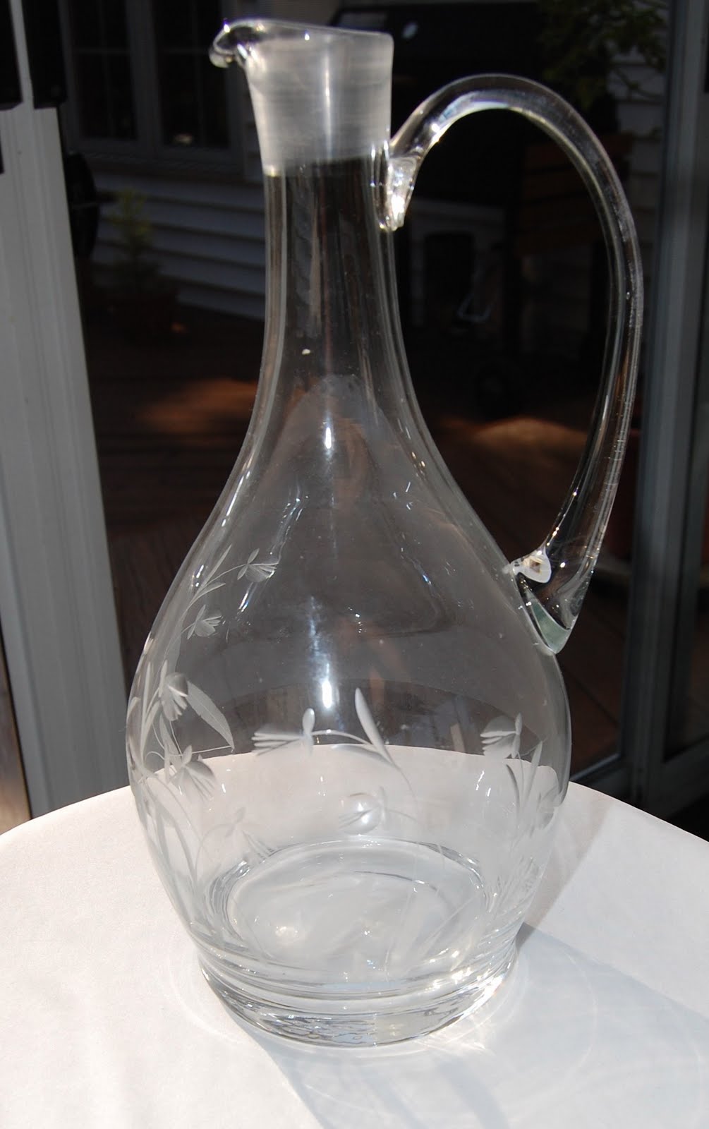 Found 2nd Hand Cut Glass Decanter