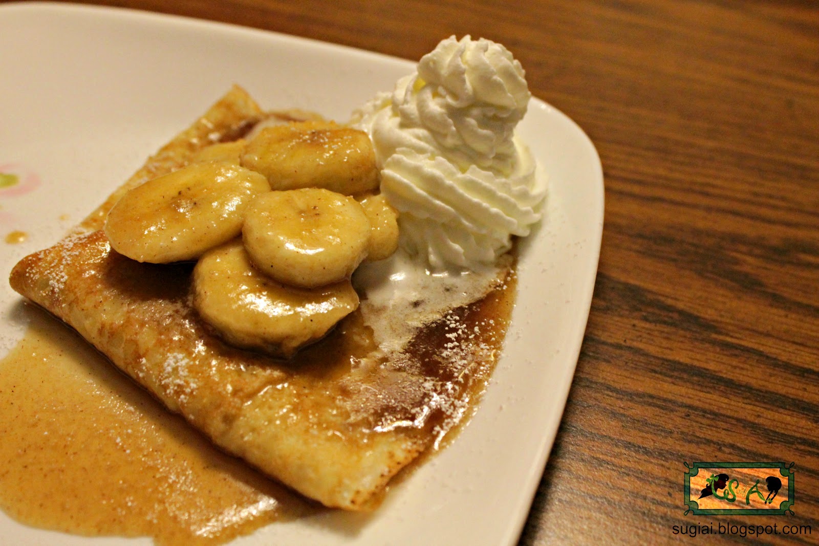 SugiAi: Crepes with Caramelized Bananas