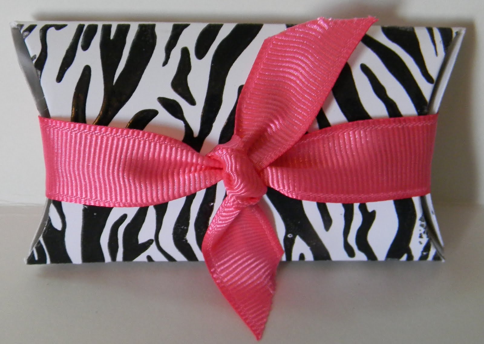 Bling Is My Thing Zebra Pillow Box