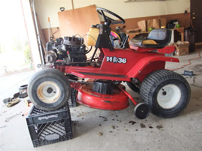 repair riding lawn mower, lawn chief, 36" deck, 11hp repair riding lawn mower, lawn chief, 36" deck, 11hp