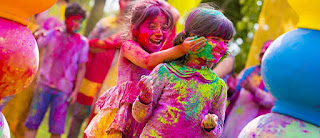 holi festival of colors india 2019 with greetings image for whatsapp