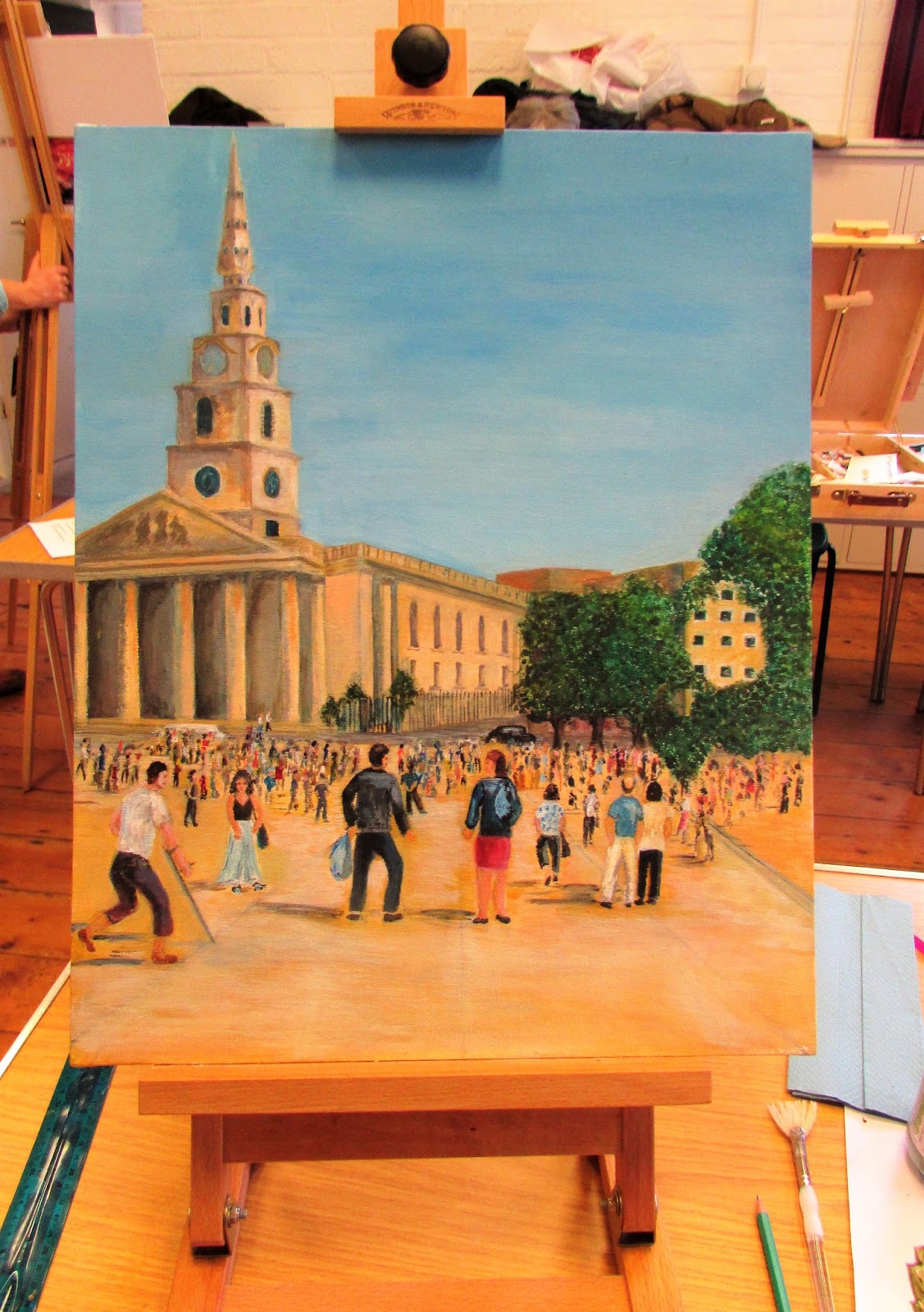 Isle of Wight Art Classes Painting London Life February 2017