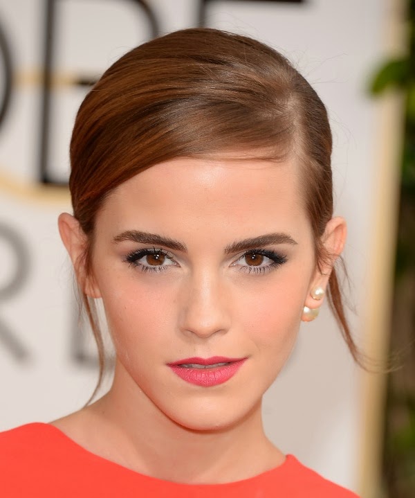 Emma Watson's Golden Globes 2014 makeup