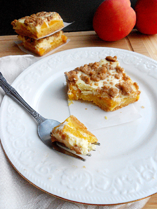 Peaches and Cream Bars Confessions of a Confectionista