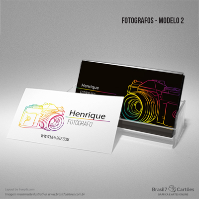 modelo de cartão de visita para fotógrafo blog brasil7 cartões