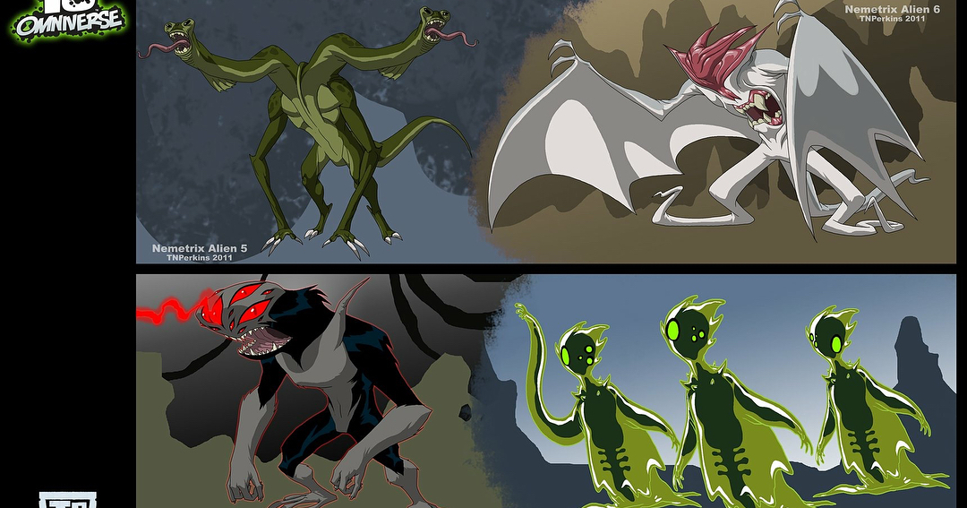 Unused Nemetrix Predators Concept Art!