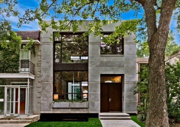 Gray facade? Yes, this is a very good choice!
