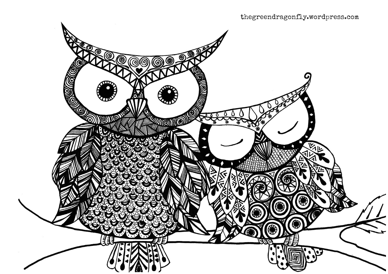 Download Best Free Difficult Owl Coloring Pages Library - Coloring Pages Free for Kids