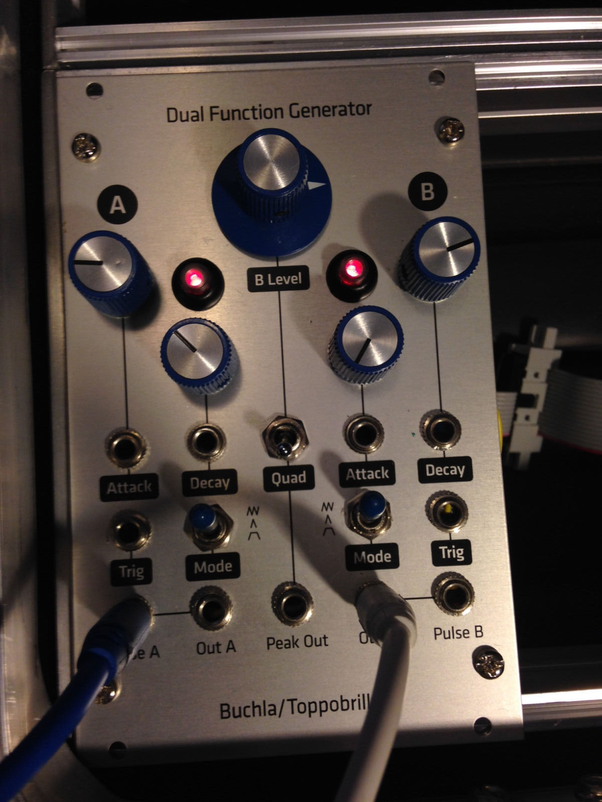 MATRIXSYNTH Buchla/Topobrillo Dual Function Generator Eurorack Manual