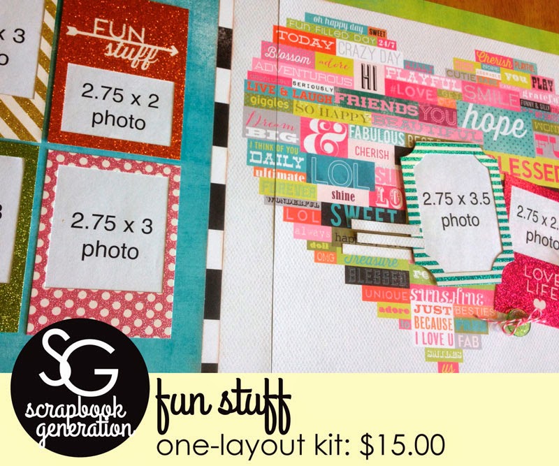 SCRAPBOOK GENERATION Overstock kits added to
