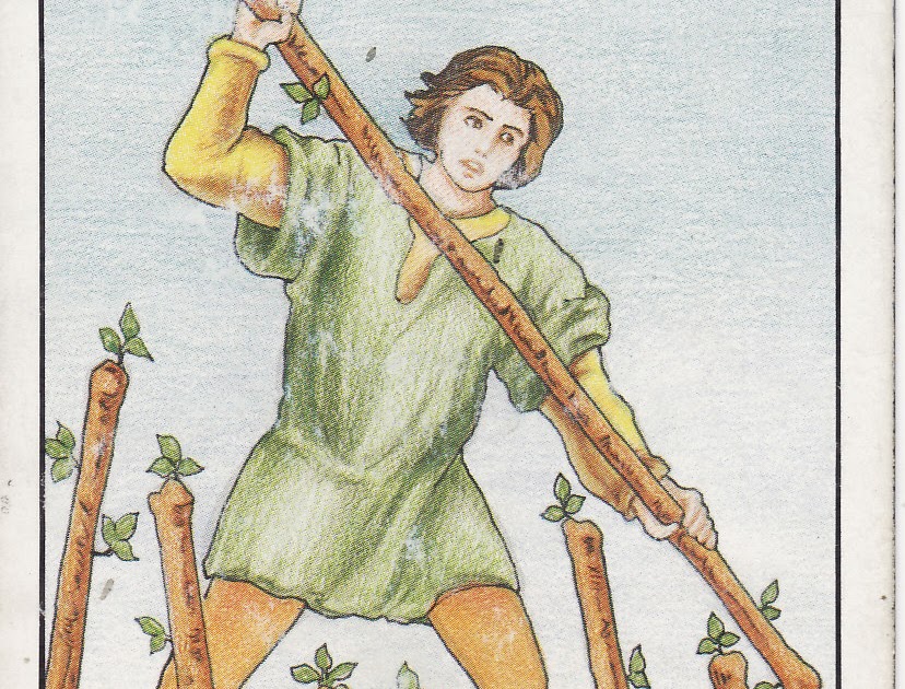 TAROT The Royal Road 7 SEVEN OF WANDS VII TAROT The Royal Road 7 SEVEN OF WANDS VII