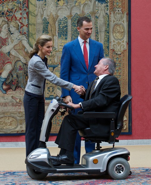 King Felipe and Queen Letizia attended a meeting t Palacio de El Pardo