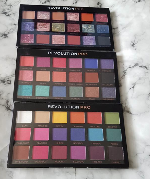 The Makeup Junkie S Diary Revolution Pro Eyeshadow Palettes