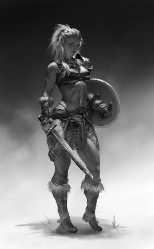 Ley Bowen artstation arte ilustrações fantasia mulheres