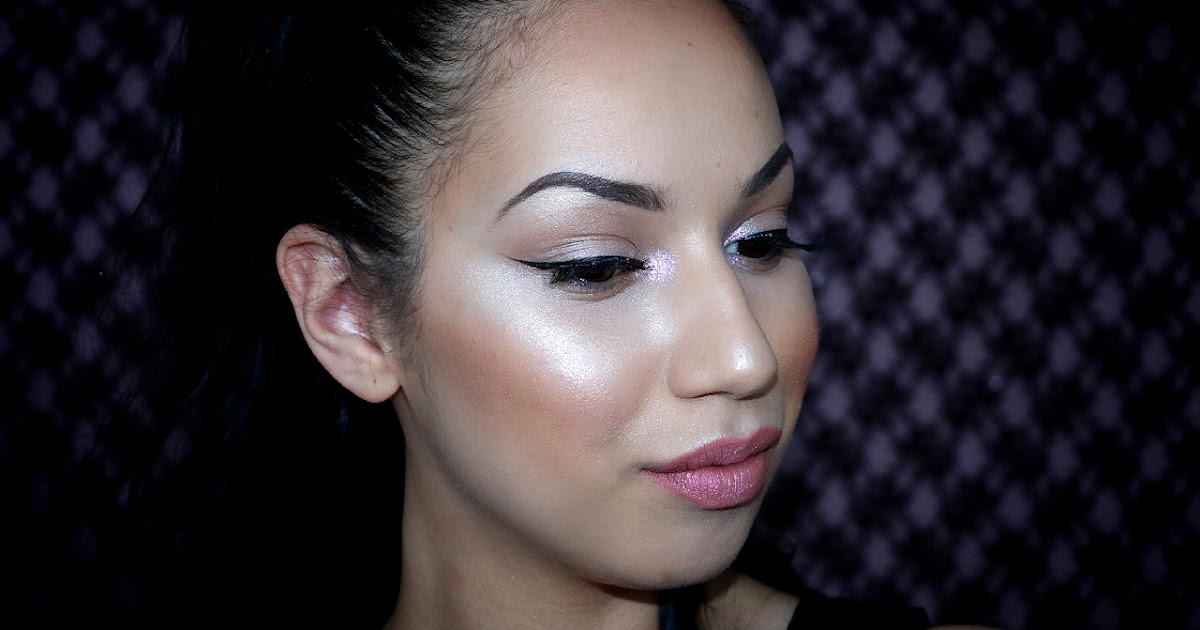 Full Face Using Only Highlighters challenge