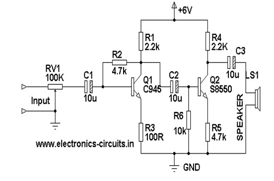 Mechanical information: Simple Computer Speaker Circuit Diagram