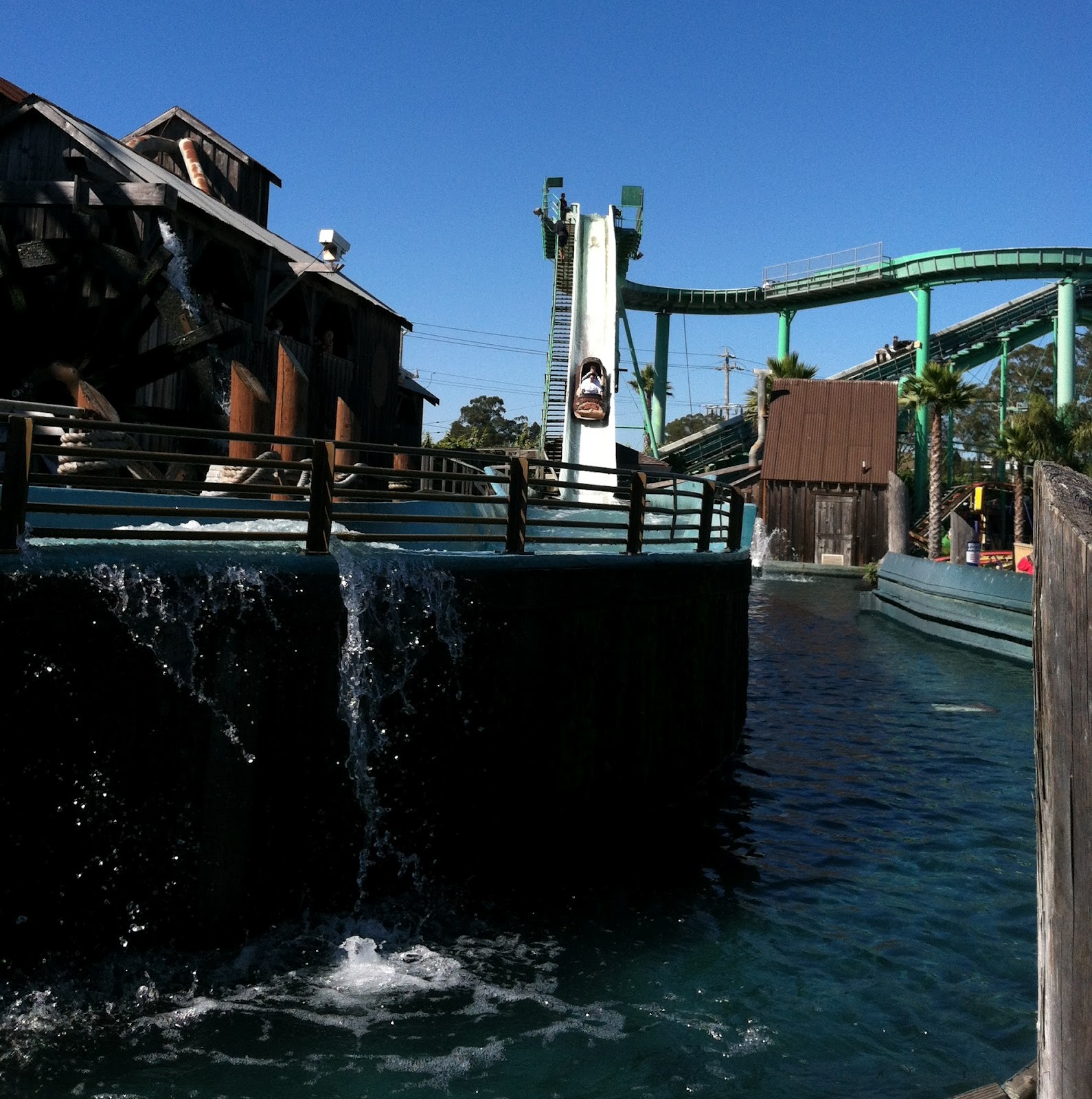 Here's me looking really surprised as I get smacked in the face with a ...