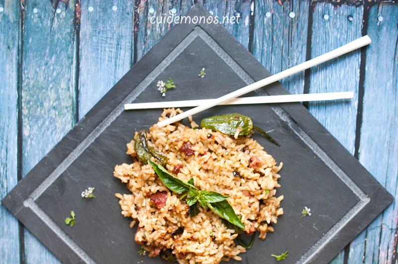 Arroz basmati con criollos