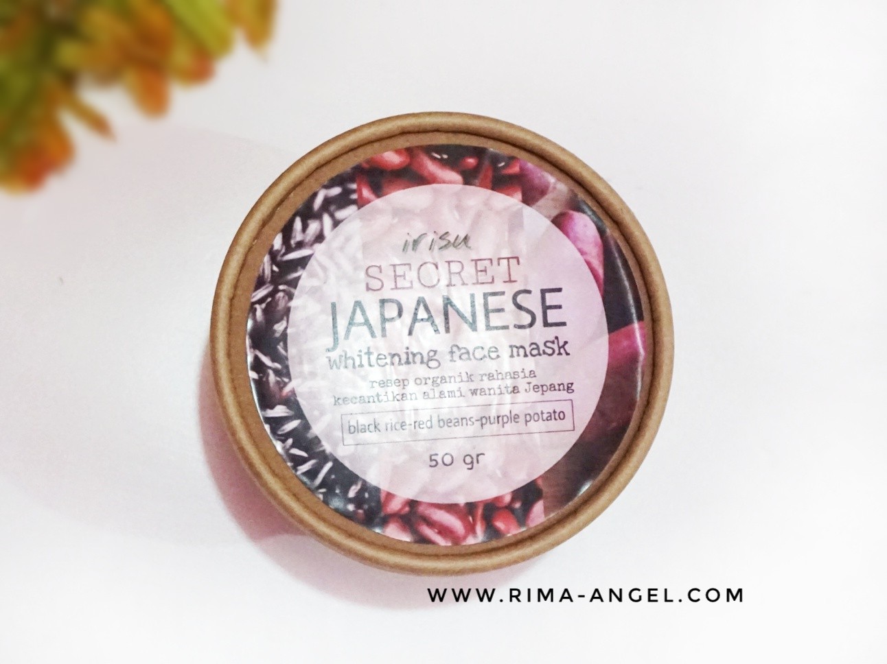 Review Irisu Secret Japanese Whitening Face Mask