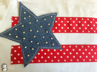 Camiseta customizada USA