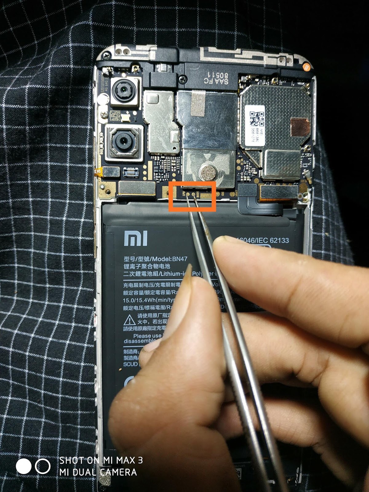 Xiaomi Mi Play Test Point