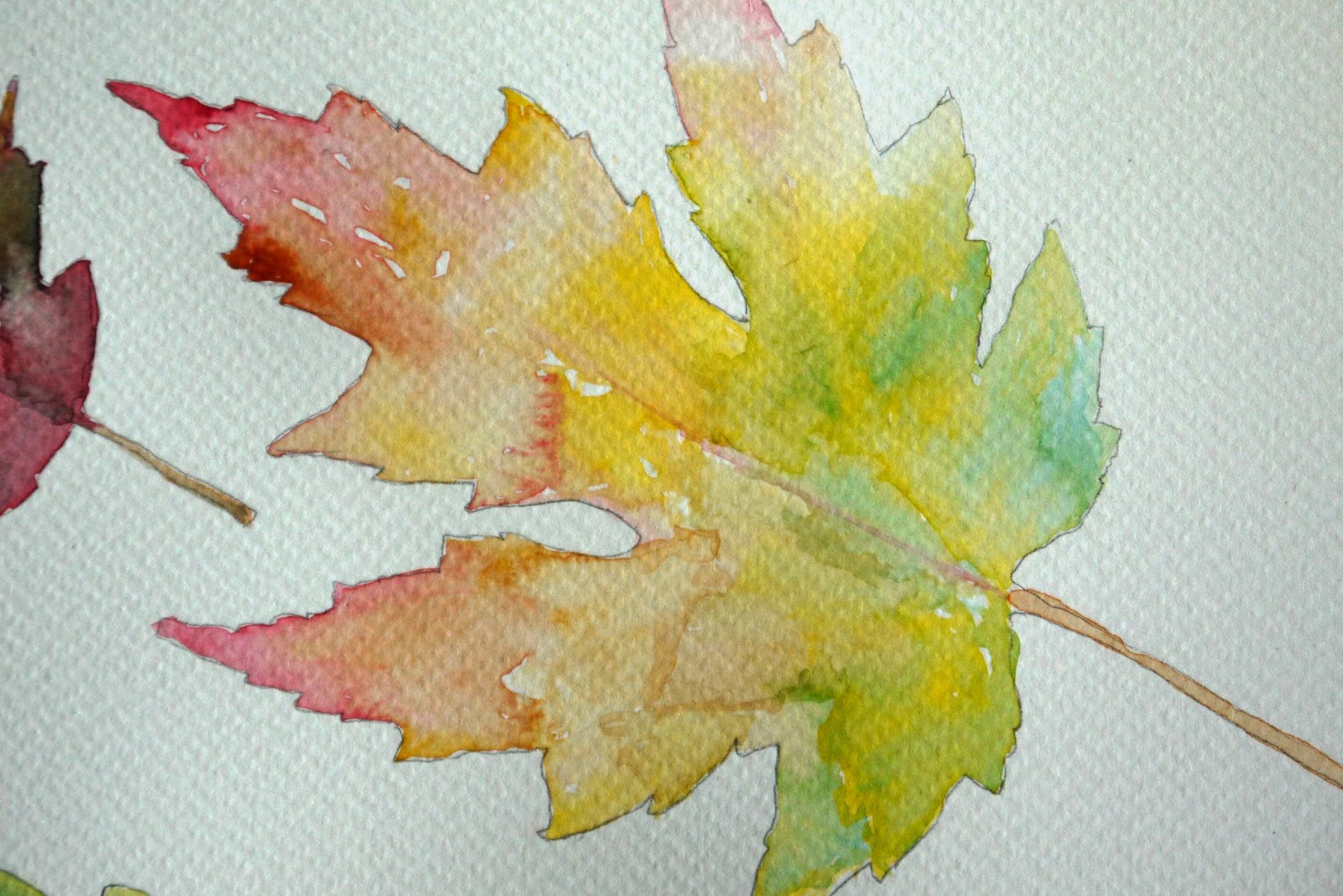 Sense and Simplicity Painting Leaves