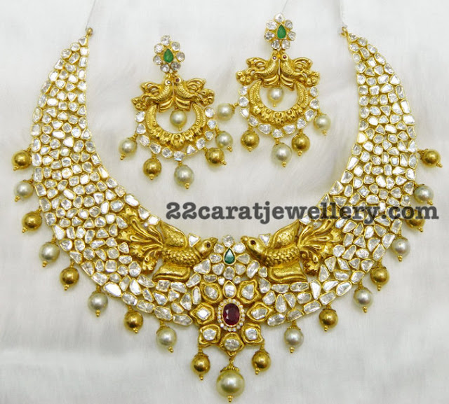 Pachi Work Choker by Kothari Jewelry Jewellery Designs