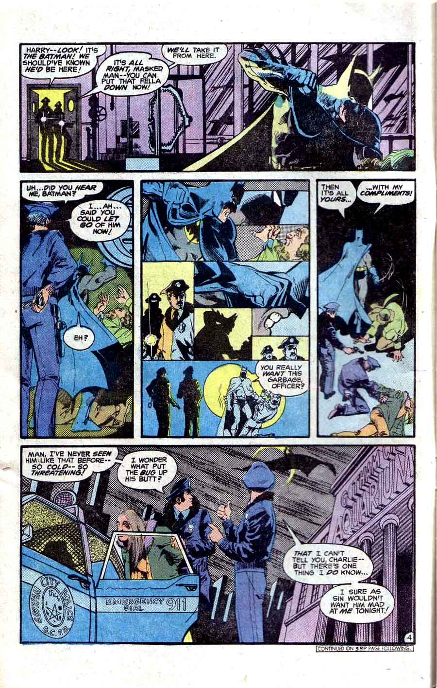 Detective Comics v1 #478 dc comic book page art by Marshall Rogers