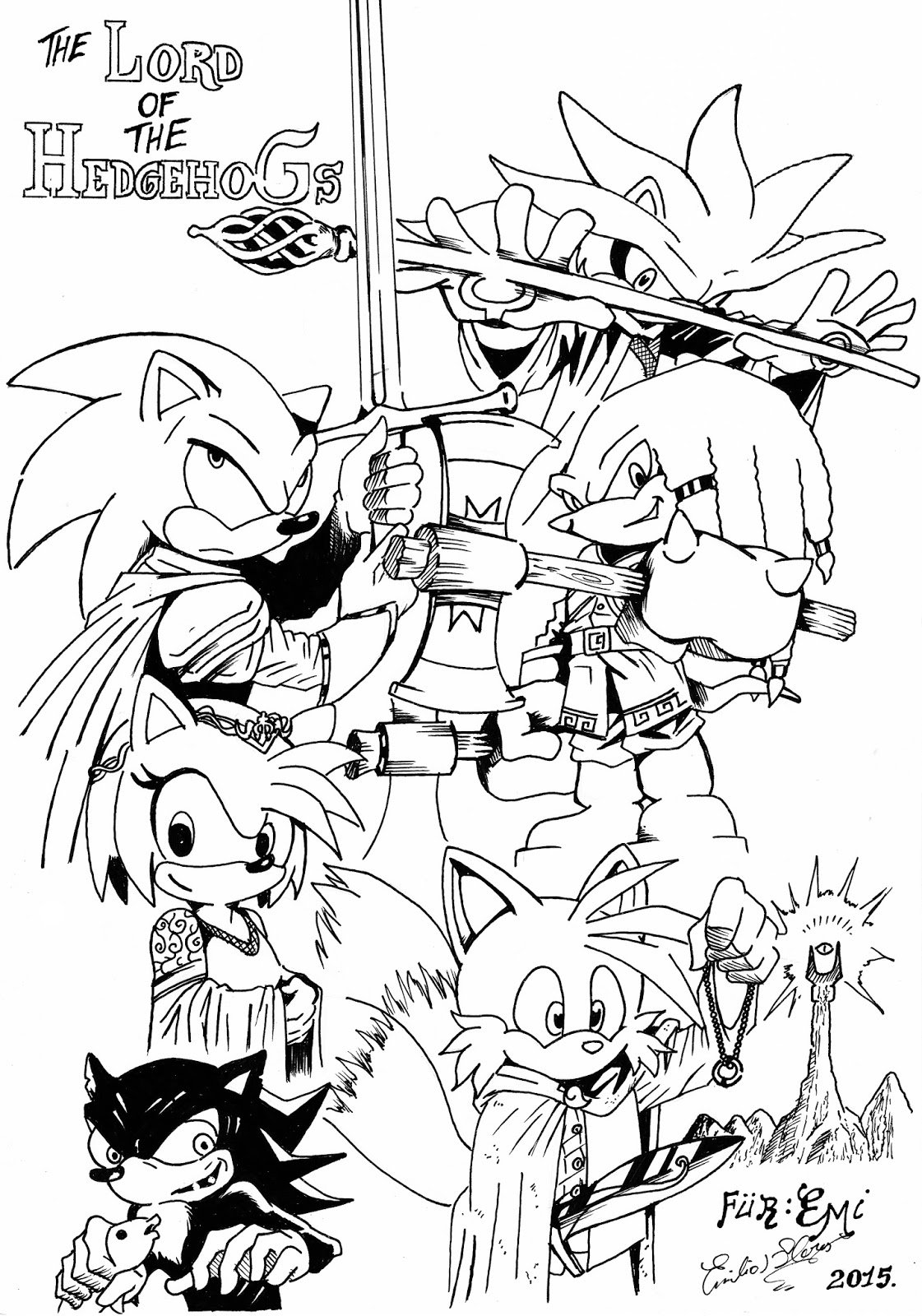 El Rincón de Ejaimbe: Mis dibujos de Sonic 2