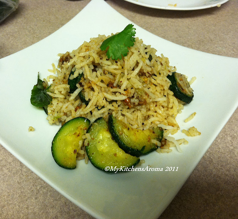 The Sizzling Pan "Everyday Cooking" Zucchini Masala Rice