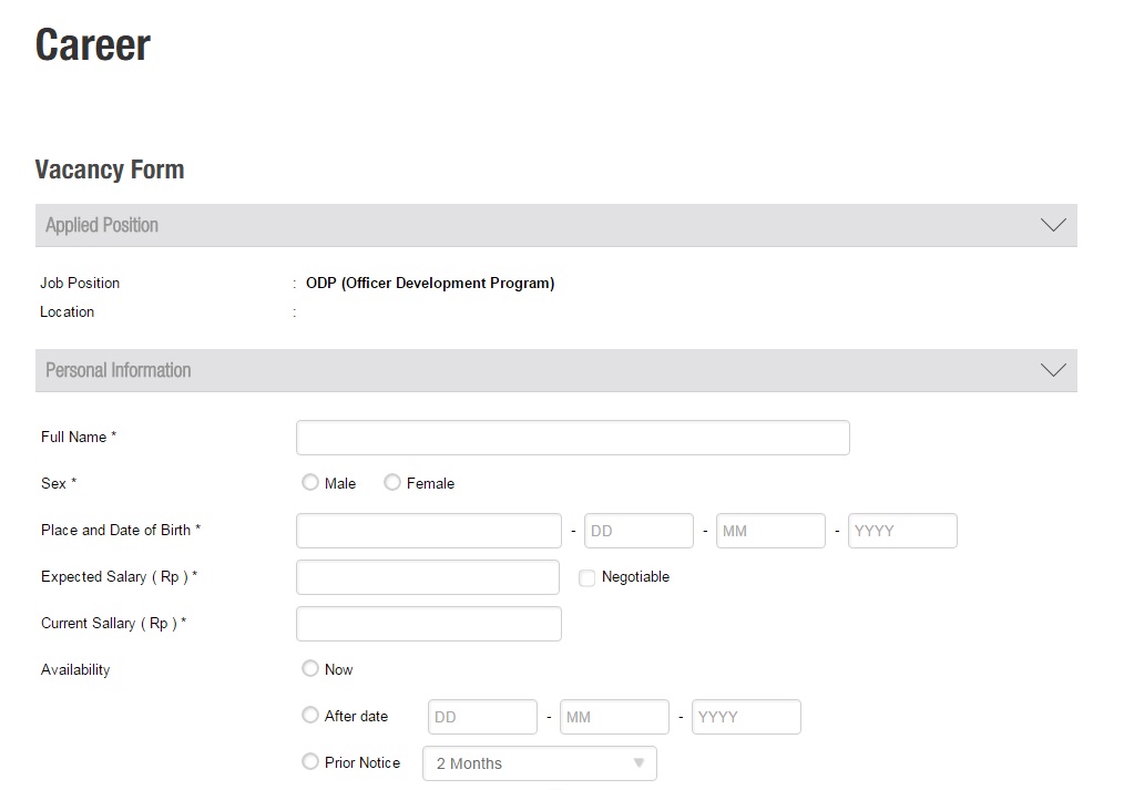 Apply 3 forms. Apply 3 forms
