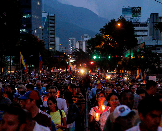 Venezolanos rindieron homenaje a Neomar Lander y demás caídos durante las manifestaciones (+Fotos)