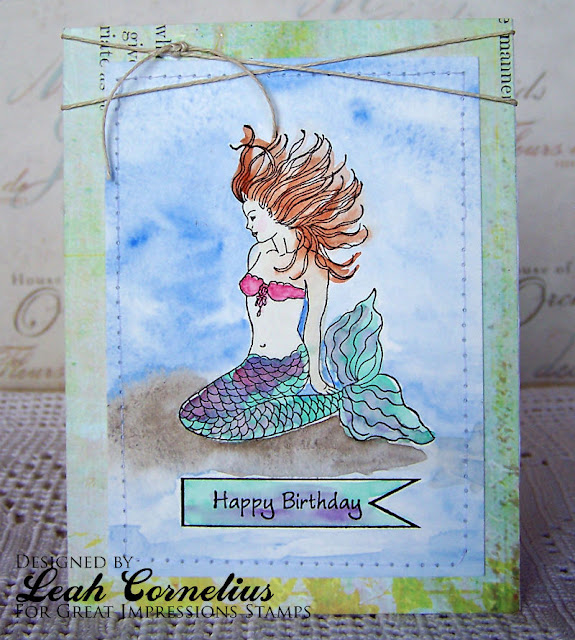 Great Impressions, Leah Cornelius, Rachel in the Sea, watercolor