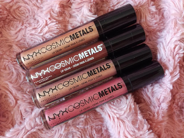 Collection Cosmic Metals par Nyx lipstick