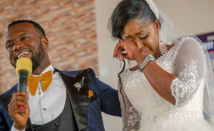 Image result for African bride crying during wedding