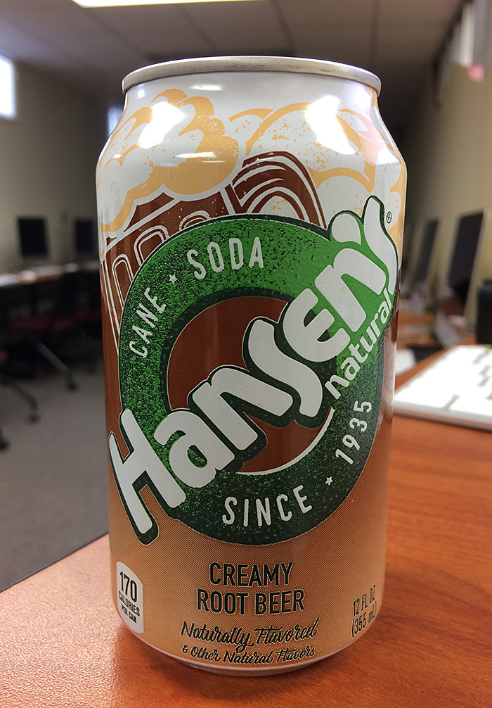 Steve's Root Beer Journal Hansen's Natural Creamy Root Beer