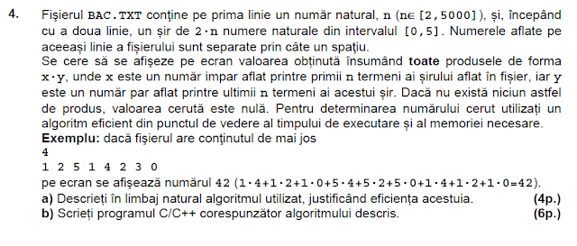 bac 2015 septembrie stiintele ale naturii