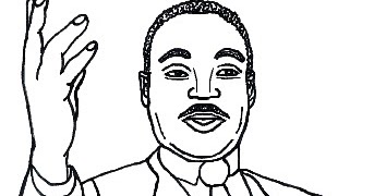 DE JESUS GÓMEZ: DIBUJOS DE MARTIN LUTHER KING PARA COLOREAR PINTAR IMPRIMIR