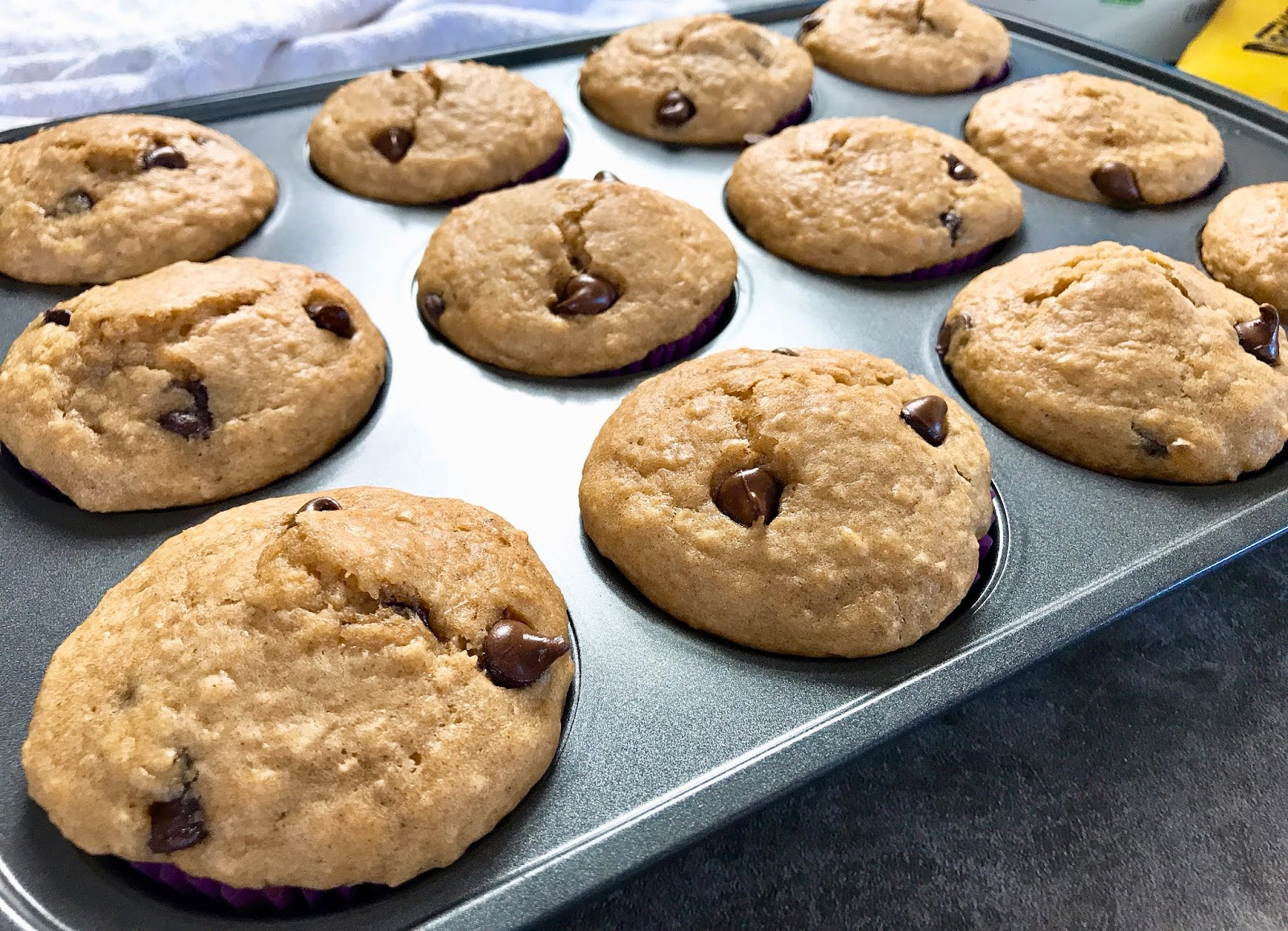 OatmealChocolate Chip Cookie Muffins