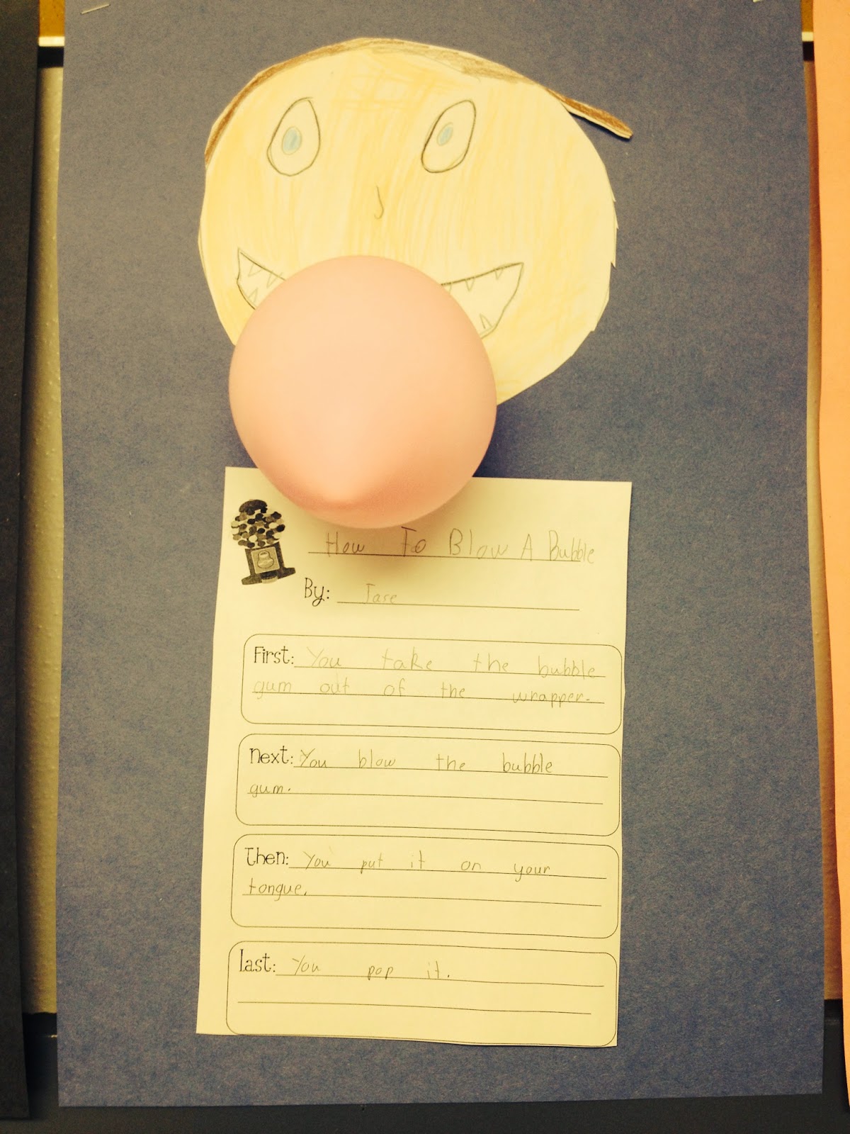 Mrs. Crouse's Teaching Adventures: Bubble Gum Writing