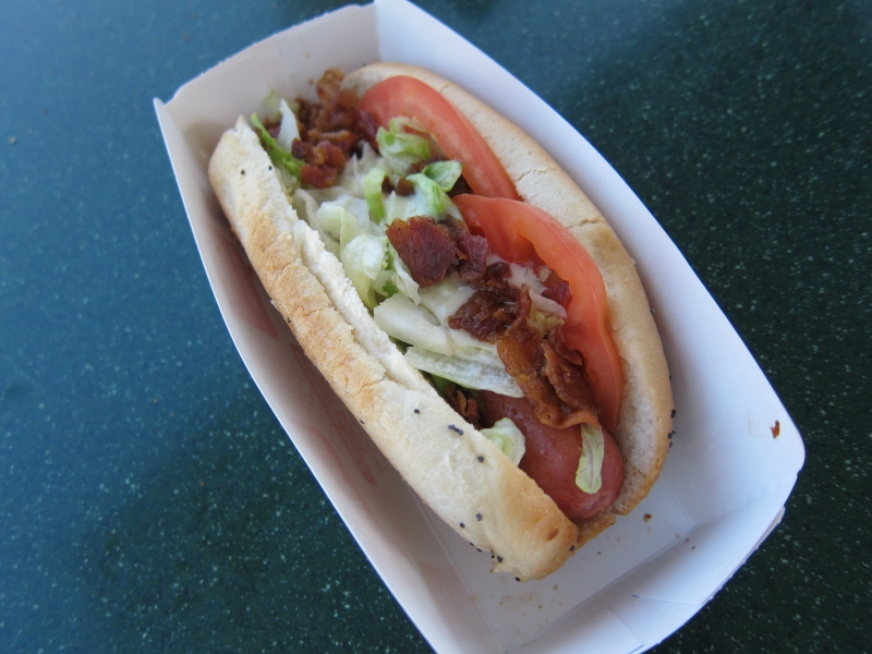 Review Sonic Bacon & Blue Dog Brand Eating