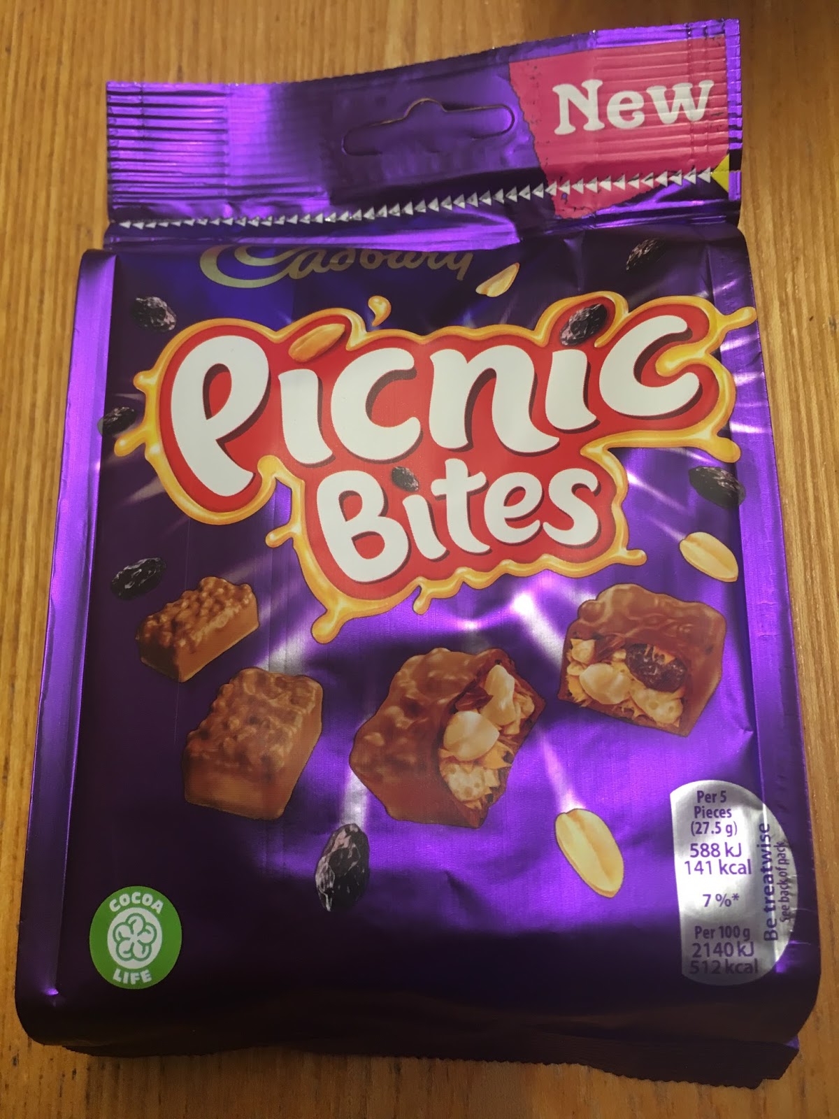 A Review A Day Today's Review Cadbury Picnic Bites
