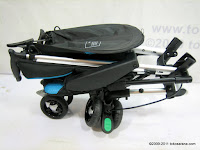 3 BabyElle S300 Wave LightWeight Baby Stroller with Travel Bag