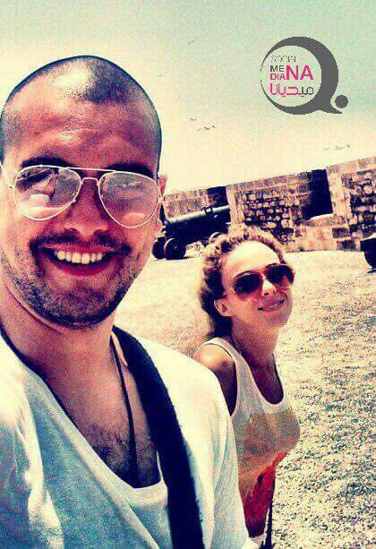 نينا ستارز Nina Stars صورة الفنان سامر اسماعيل مع زوجته مصممة الأزياء مايا البكري